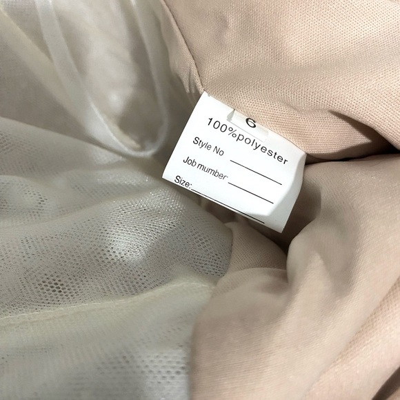 Kiss Prom NWT Wedding Collection Bustier Corset Sequins Beaded Gown Sheer - Picture 14 of 16